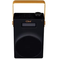 DAB/DAB+ og FM radio Clint F6 - med genopladeligt batteri.