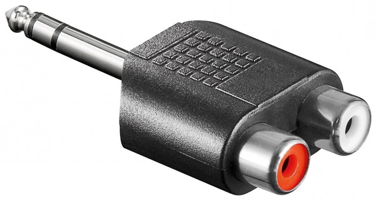 Audio adapter Jack 6,5 mm. to RCA female