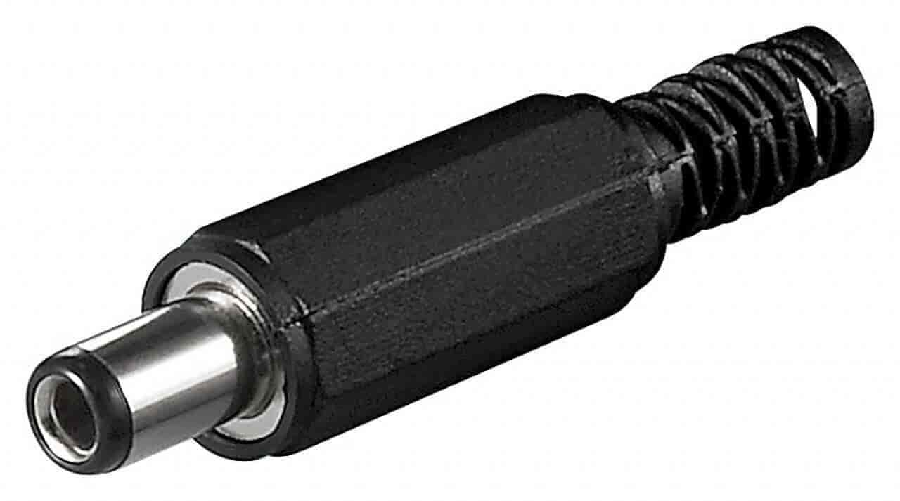 DC Stik - anvendes typisk som strømstik Ø2,5/Ø5.5 mm.