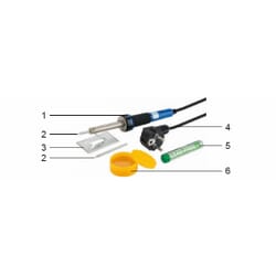 Soldering kit for fine soldering work, 5 parts
