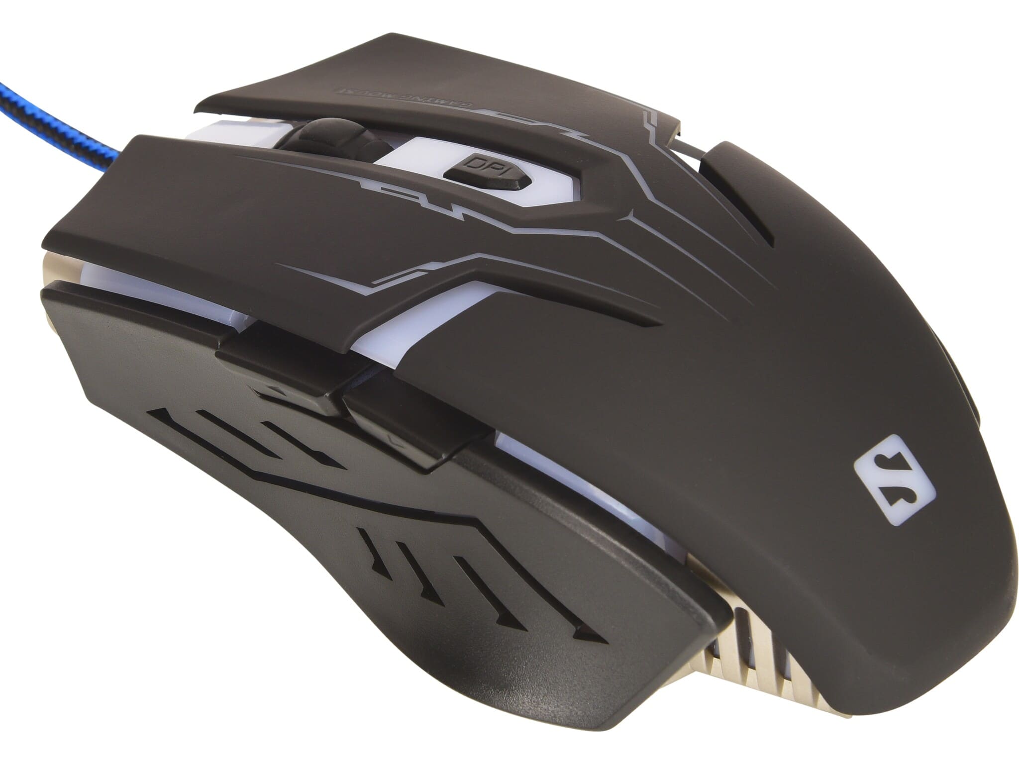 Sandberg Eliminator MousePrecision and accuracy are of paramount importance, when you need to sneak up on the enemy and fire the decisive shot. With the Sandberg Eliminator Mouse, you are well on your way there. A well balanced metal plate at the bottom of the mouse ensures ultra-precise movements. The mouse features seven built-in LED lights with changing colours, and is equipped with a stylish nylon-clad cable. A must-have for your gaming setup!Sandberg