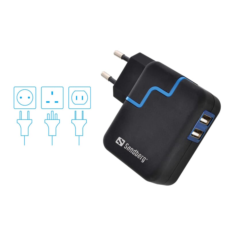 Sandberg Excellence dual USB charger - High Quality charger.