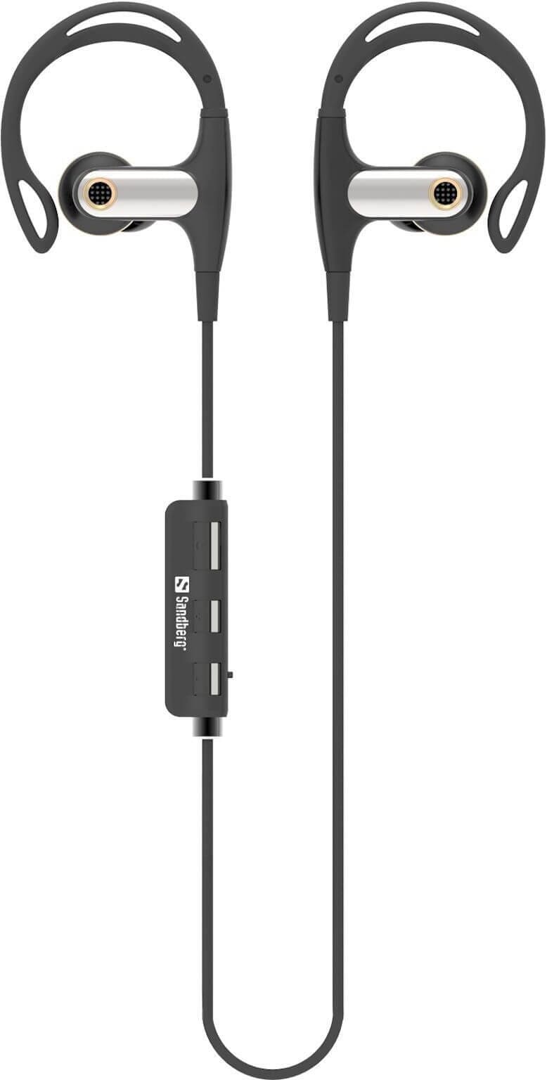 Sandberg Bluetooth Sports Earphones - god lyd og holdbarhed, perfekt til løbere.