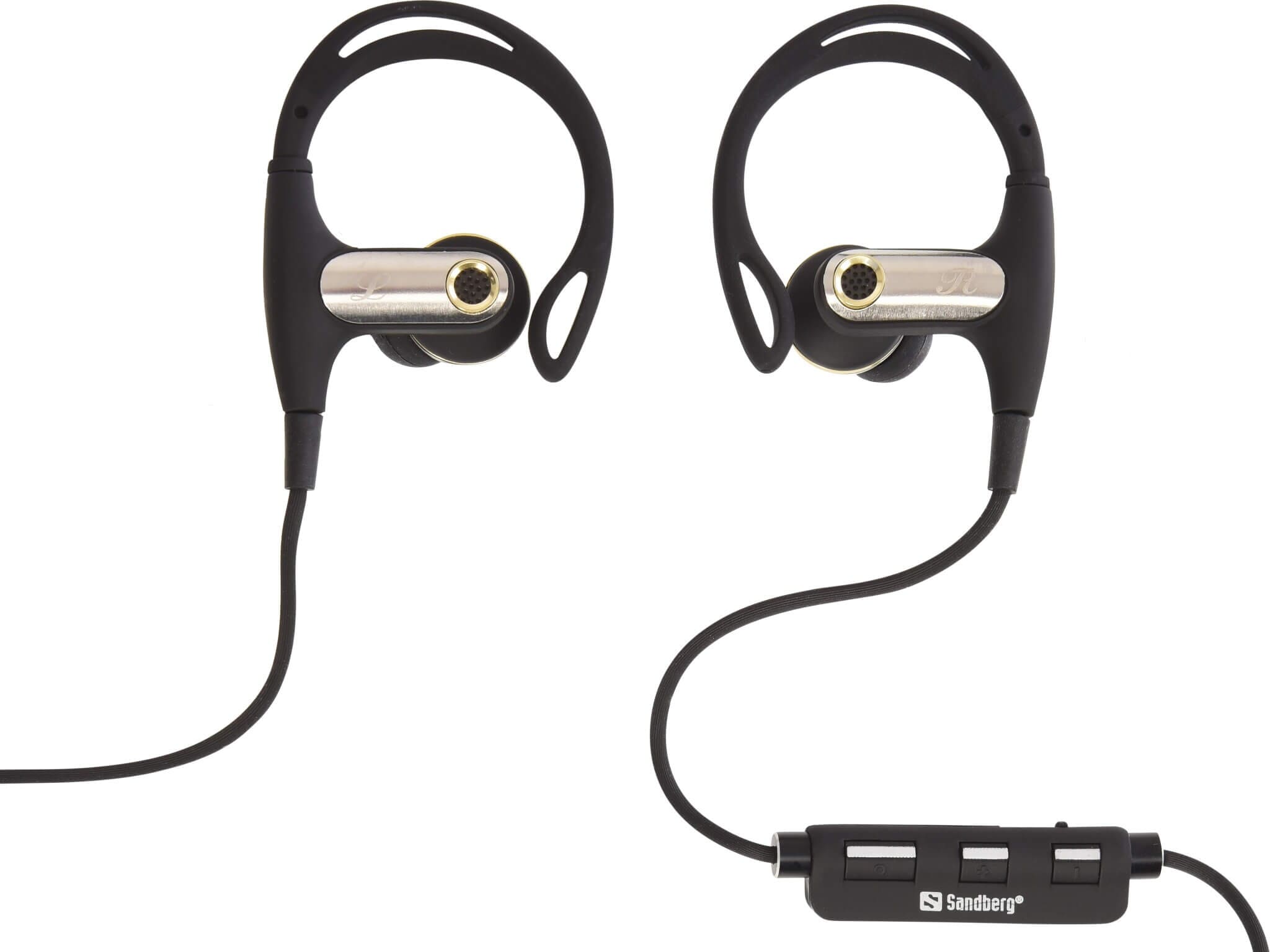 Sandberg Bluetooth Sports Earphones - god lyd og holdbarhed, perfekt til løbere.