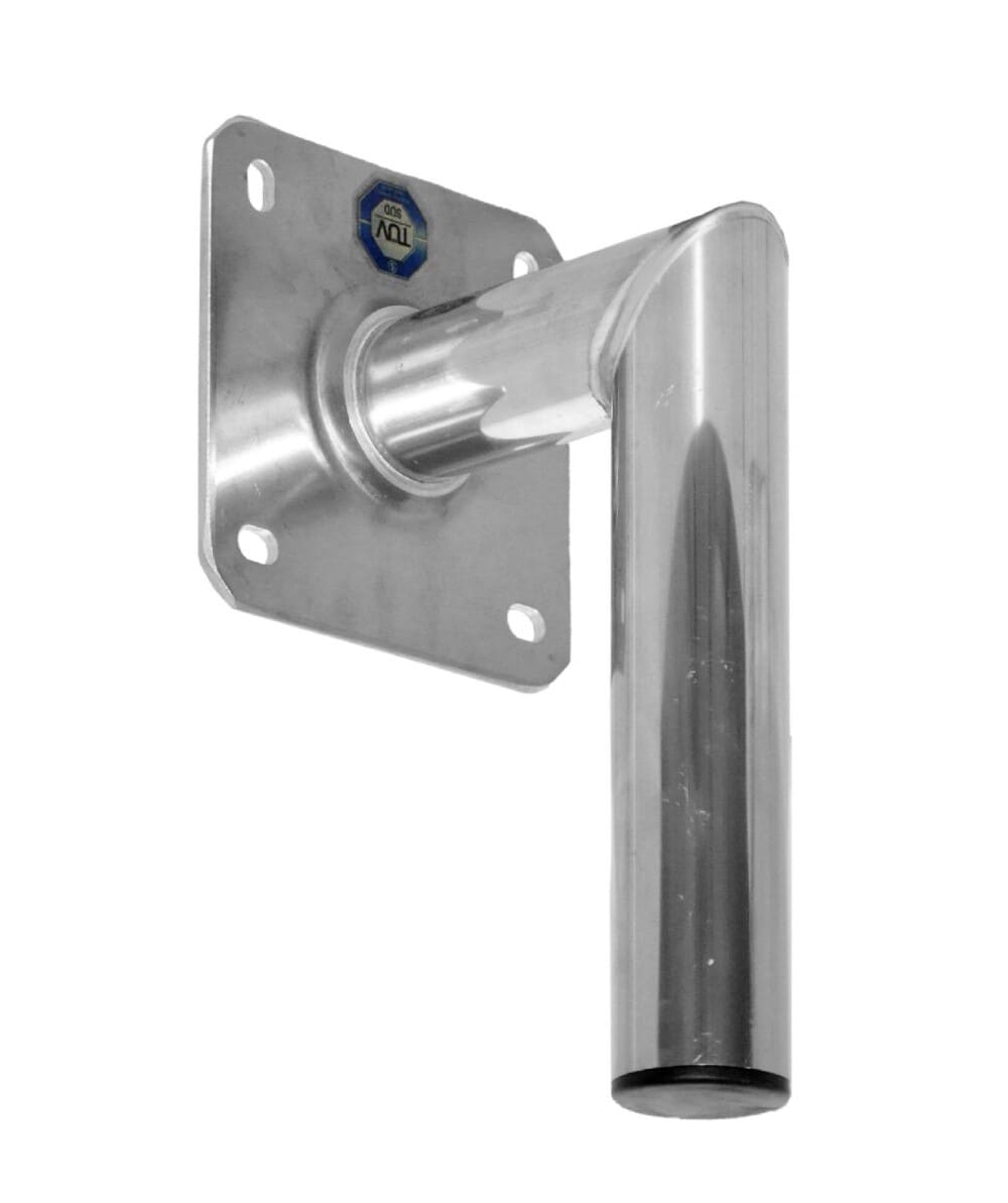 Wallmount angle bracket ALU 50x150 glossy finish