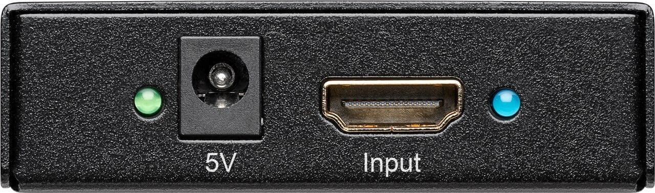 HDMI Splitter Ultra HD 4K/2K, 1 ind/ 2 ud. Del nemt HDMI signal til 2 skærme.