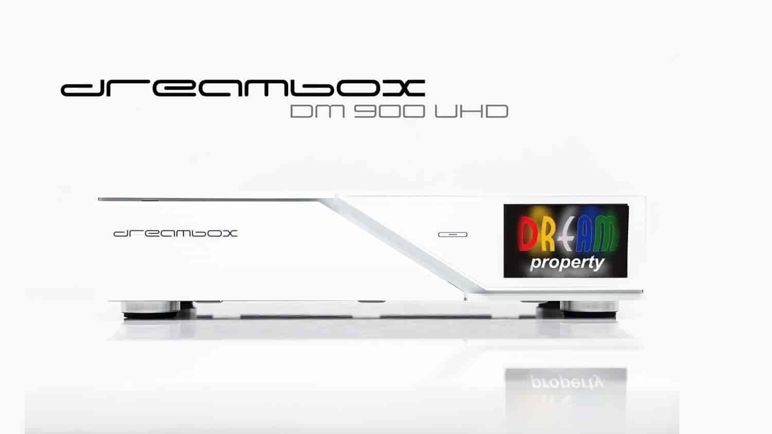 Dreambox DM 900 UHD 4K leveres med multifunktion fjernbetjening, type RCU10.Dreambox DM900 UHD 4K E2 Linux digitalmodtager 1x DV