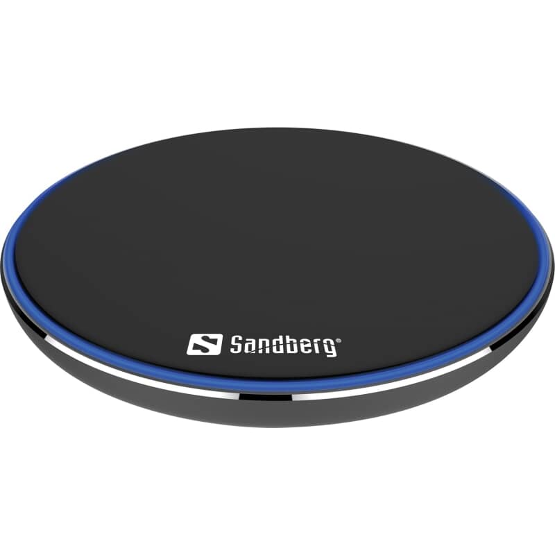 Trådløs opladning - Wireless Charger Pad 10W Alu Trådløs opladning - Wireless Charger Pad 10W Alu