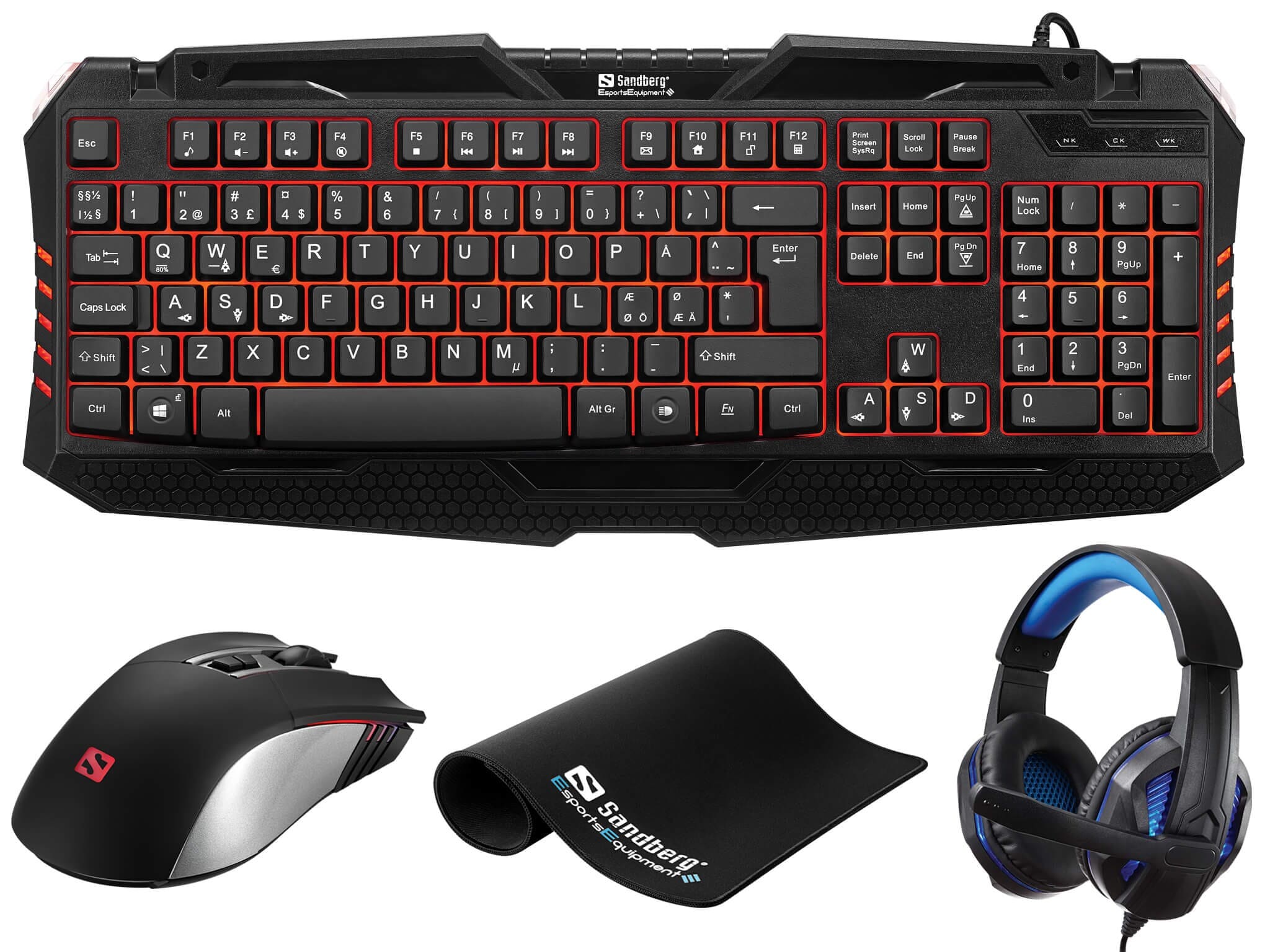 Gaming starter kit UK version 4i1 - Sandberg