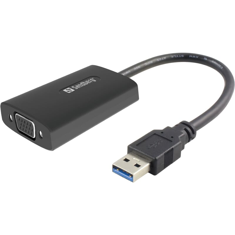 USB 3.0 til VGA Link Sandberg