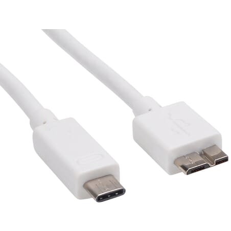 Sandberg USB-C til USB3.0 Micro-B kabel 1M til bl.a. Samsung Galaxy