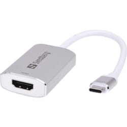 Forbind en HDMI projekter til USB-C via en USB-C til HDMI adapter