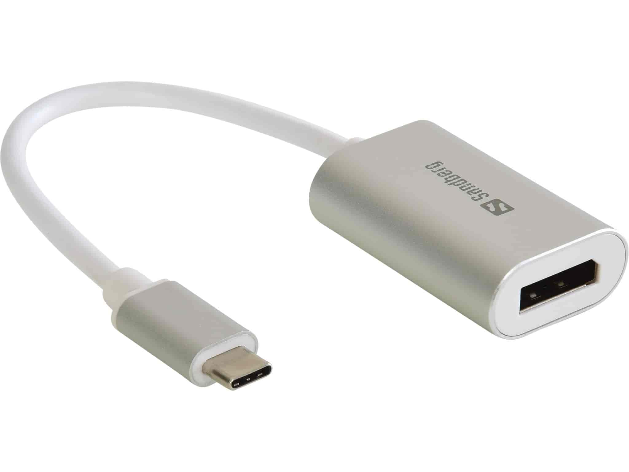 4K UHD USB-C to DisplayPort Link Sandberg