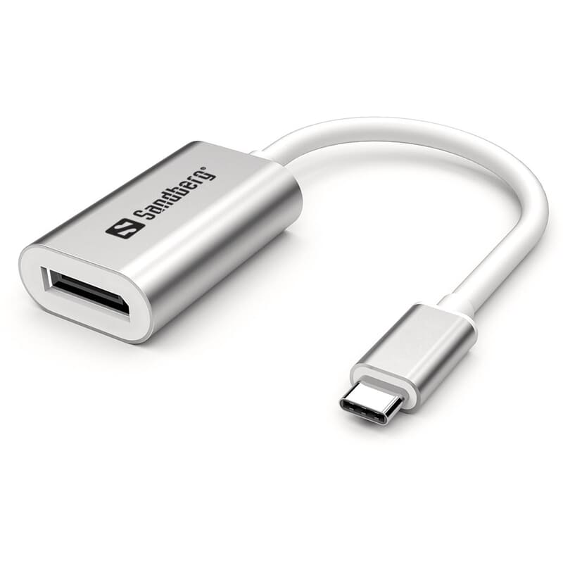 USB-C to DisplayPort Link 4K, Sandberg. Connect an extra monitor