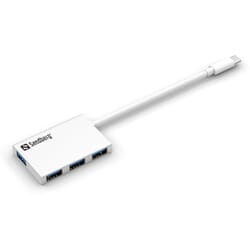 USB-C to 4 x USB 3.0 Pocket Hub, Sandberg