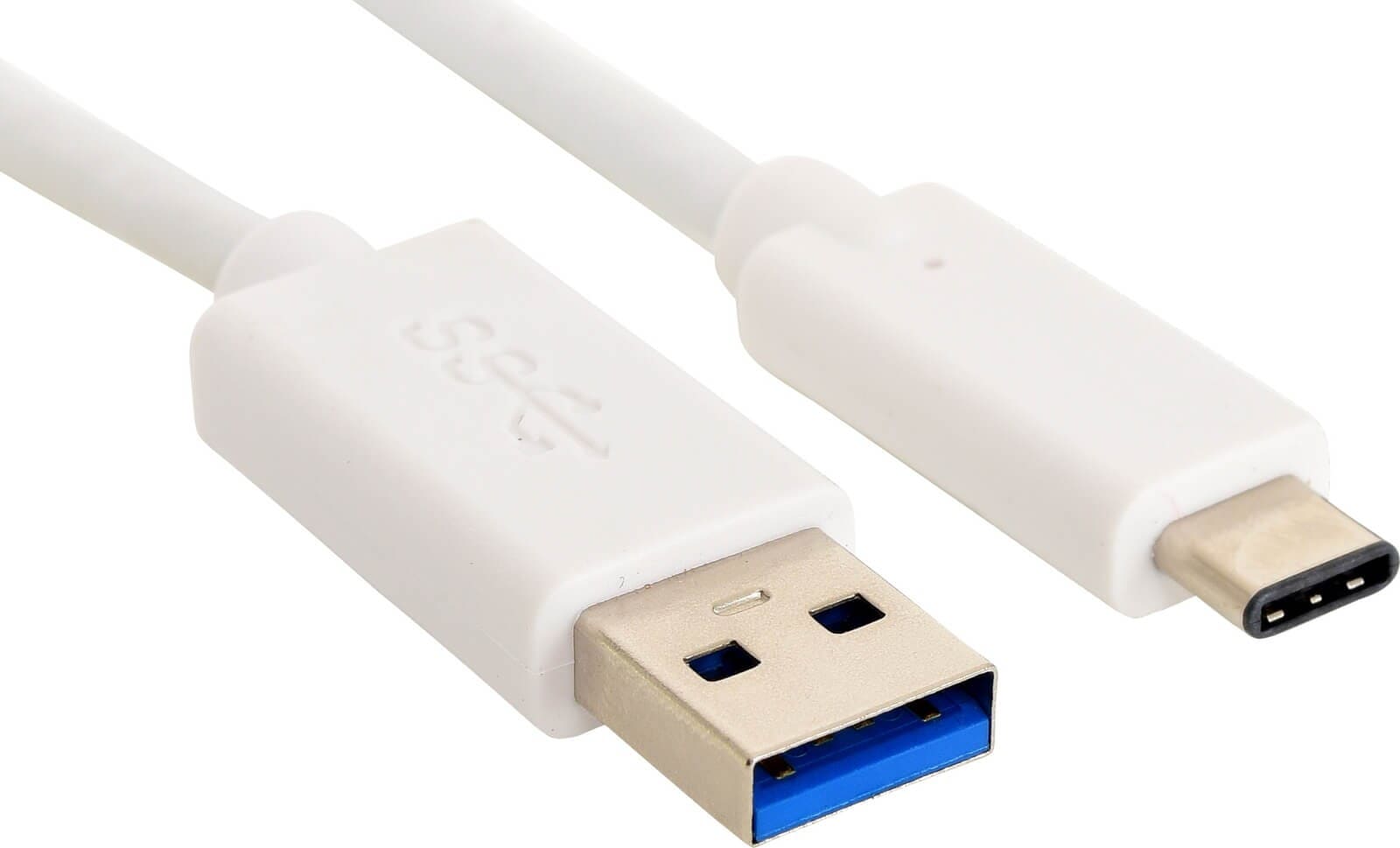 Almindelig USB A til USB-C kabel