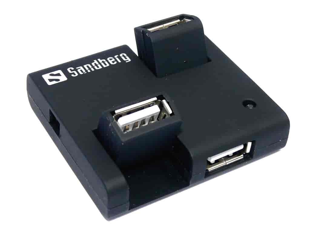 USB Hub 4 Ports - Få ekstra USB porte
