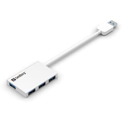 4 ports USB 3.0 Hub,flere porte, mere fart med USB 3.0,Sandberg