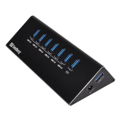 USB 3.0 Hub 6+1 ports kvalitetshub, udvid din PC med flere USB porte,Sandberg 