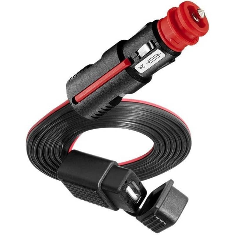 Adapterkabel 12V. - få USB udtag fra lighterstikket i bil, båd eller campignvogn, 1.8 meter Adapterkabel 12V. - få USB udtag fra lighterstikket i bil, båd eller campignvogn, 1.8 meter