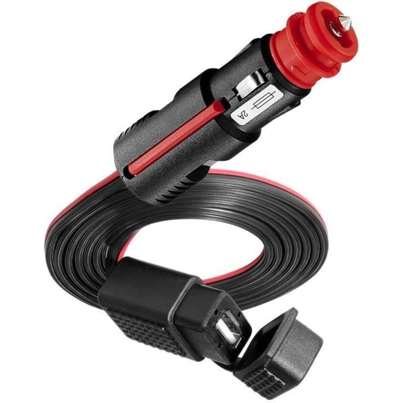 Adapterkabel 12V. - få USB udtag fra lighterstikket i bil, båd eller campignvogn, 1.8 meter