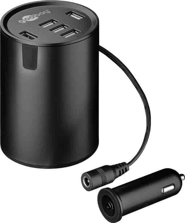  Opladning af mobil i bilen - Kopholder USB Power. Kopholder USB Power gør det nemt at oplade mobil i bilen. Høj kapacitet og hu