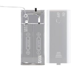 LED lyskæde med bomuldsskærme, batteridrevet