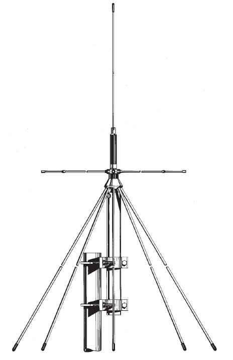 10080 All-band disconeantenne for scanner. Denne antenne dækker området fra 25-1300 MHz og er egnet til radioscanner.