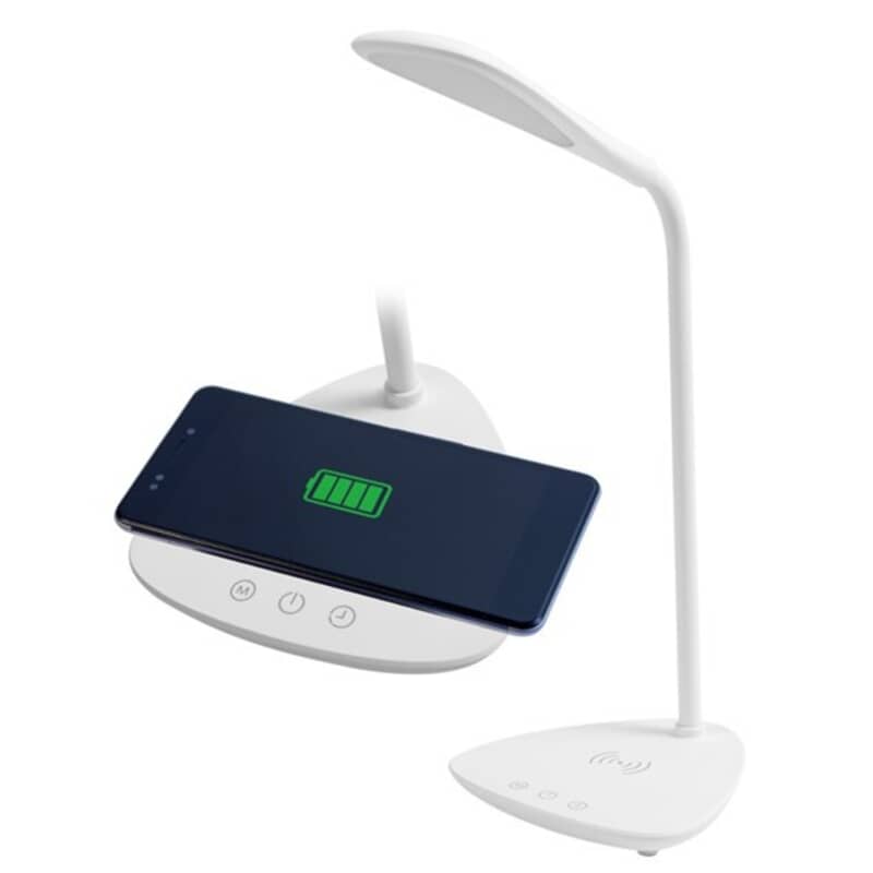 Bordlampe LED med Qi oplader Bordlampe LED med Qi oplader