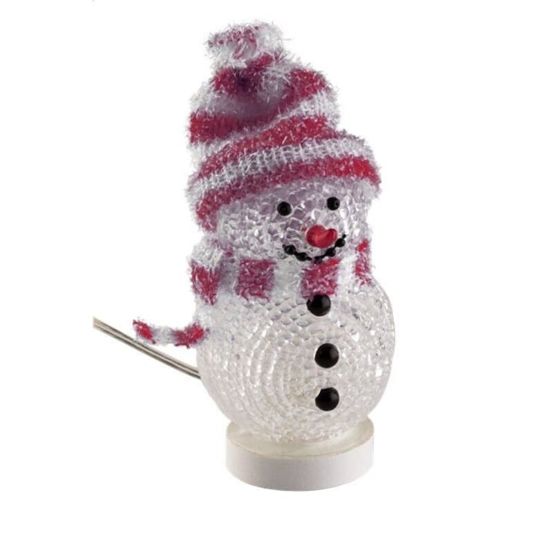 Decorative snowman with LED light. Decorative snowman with LED light.