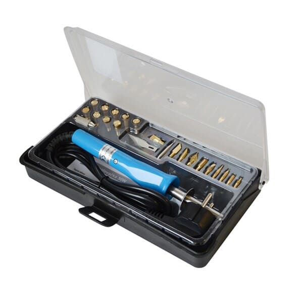 Wood and leather burner set 30W