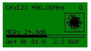 Signalfinder - Signalstyrkemåler til antennejustering DVB-T, DVB-T2, DVB-C