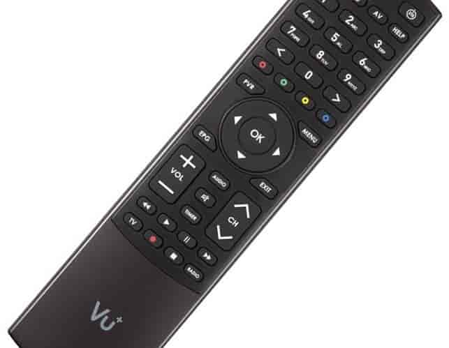 VU+ IR fjernbetjening til alle VU + modtagere Passer til VU+ modtagere: VU+ duo, VU+ Duo², VU+ solo, VU+ Solo², VU+ Solo 4K, VU+