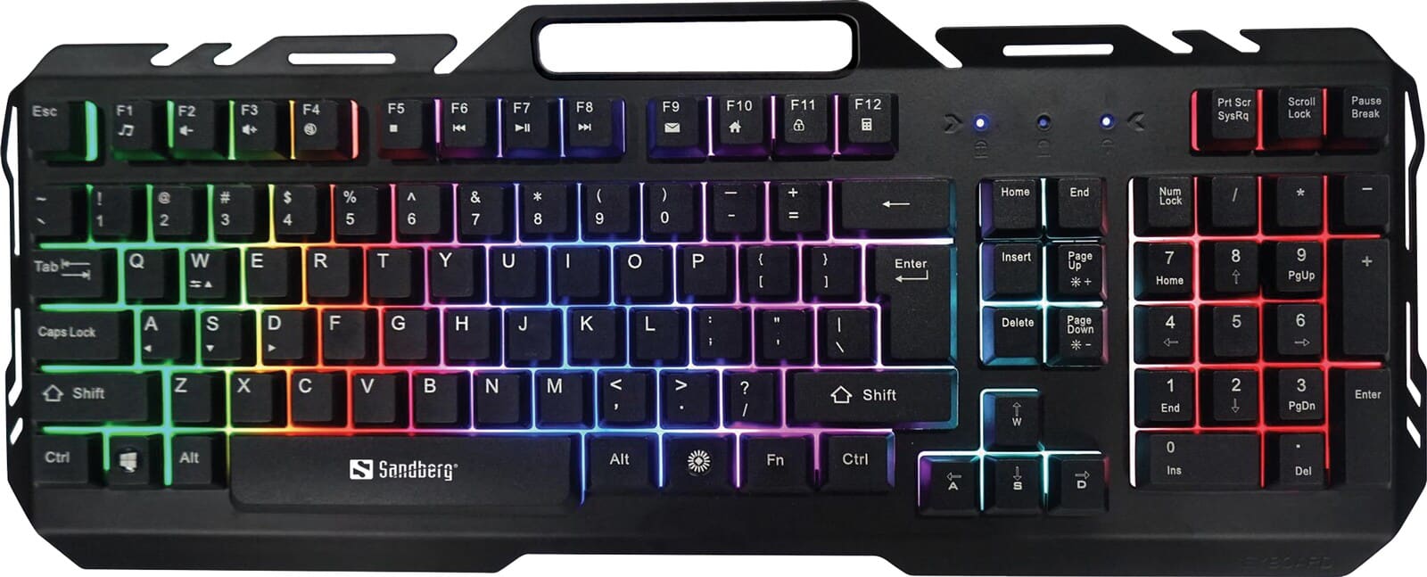 IronStorm gamer keyboard Nordic - stærk pris