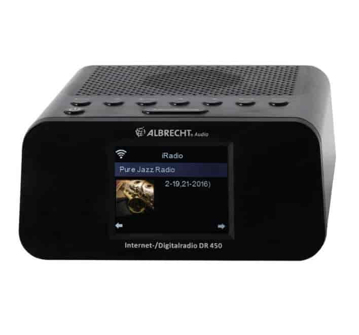 DAB+ Hybrid radio Clockradio med Internet, DAB+ og FM. DR-450