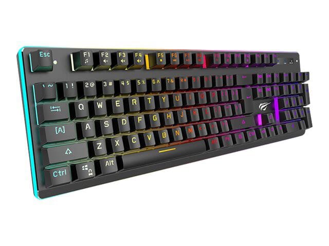 Tastatur til gamer Semi mekanisk RGB Nordic med anti Ghosting- Gaming tastatur SemiMech RGB Nordic