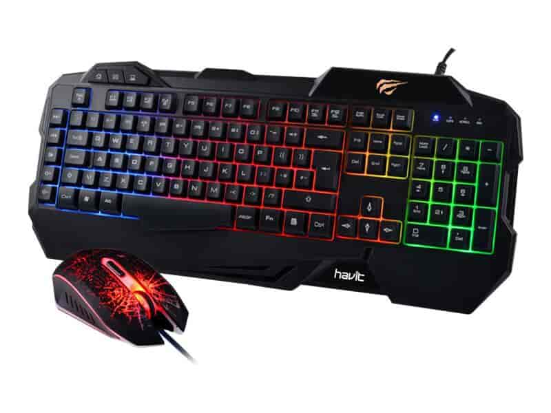 Gaming tastatur og mus Combo Nordic USB 2-i-1