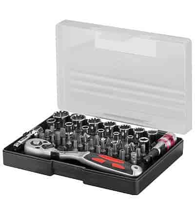 Ratchet and bit-set 44 parts and 1/4 inch driveratchet and bit-set 44 parts and 1/4 inch driveFixPOINT