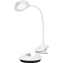 Bordlampe LED med fod og klemmemontering
