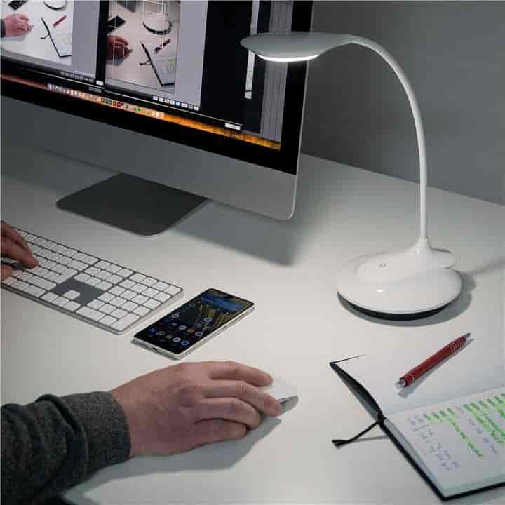 LED table lamp Base + Clip on, rechargeable.