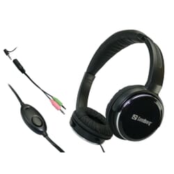 Sandberg Home'n Street Headset BlackWith Sandberg Home’n Street Headset you get great sound in a stylish headset. A padded headband and soft ear pads make the headset comfortable to wear even for extended periods of time. Can be connected directly to a smartphone. Adapter for PC included. The cable features a microphone and answer button for incoming calls, so you don't have to take the phone out of your pocket.Sandberg