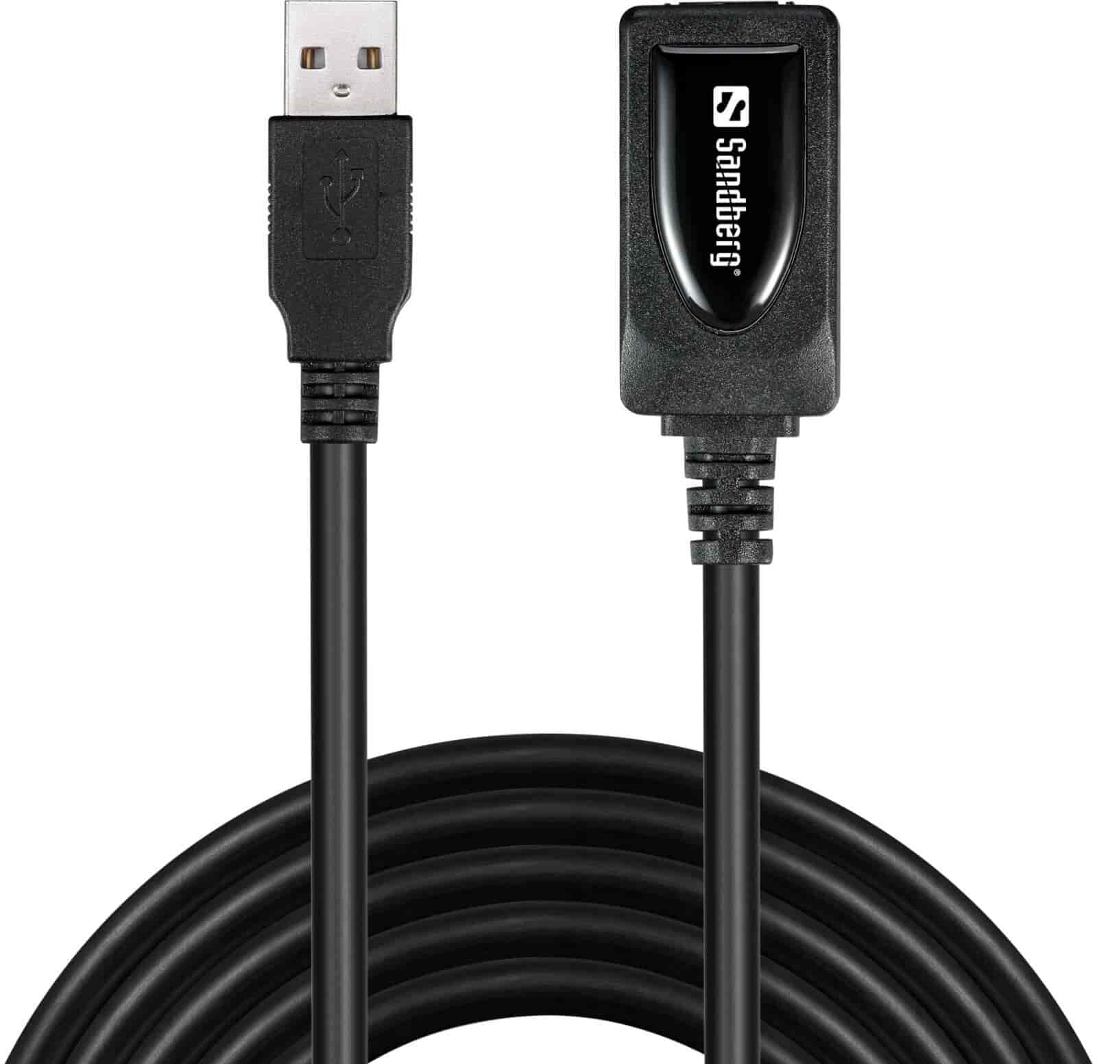 Forlæng USB kabel op til 10 meter med aktivt USB kabel