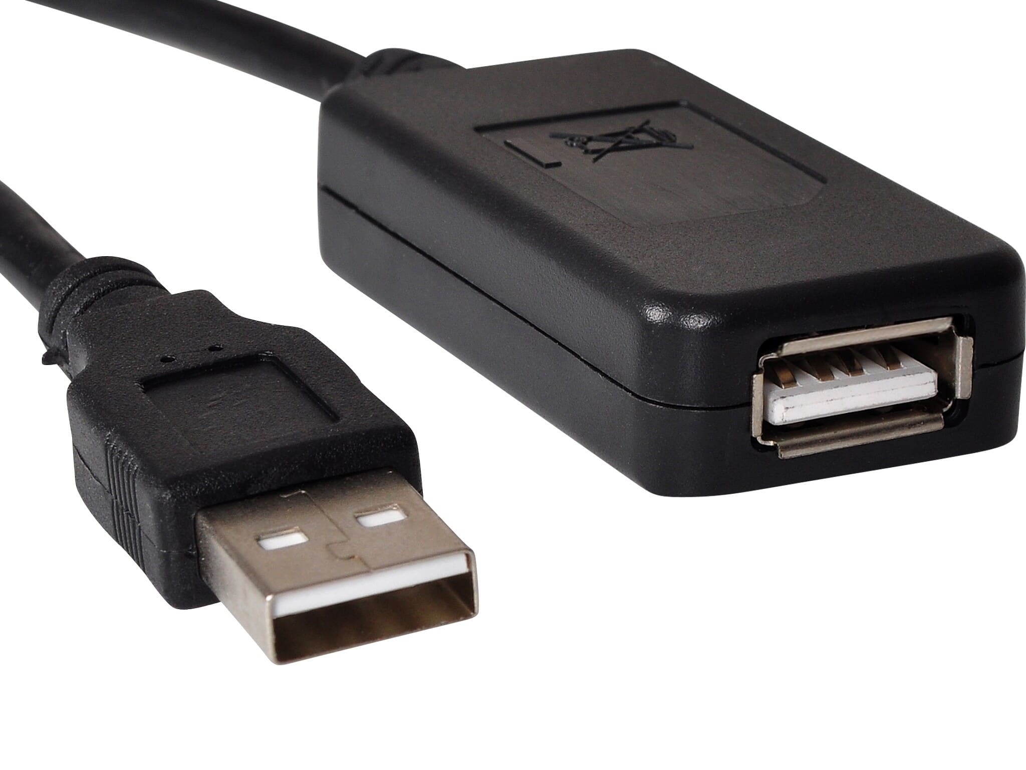 Sandberg Extension USB2.0 AA 5m(Active)A USB connection between a computer and a USB device cannot exceed 5 metres in length using normal cables. The Sandberg USB 2.0 Amplifier is an active extension cable that amplifies the signal and extends the USB connection by 5 metres. Simply connect the cable between your computer and the existing USB cable, allowing you to increase the distance up to 10 metres, whether you are using a USB 2.0 Hi-Speed or a USB 1.1 Full-Speed connection. The signal is amplified as soon as the cable is attached to the USB port what could be simpler!Sandberg