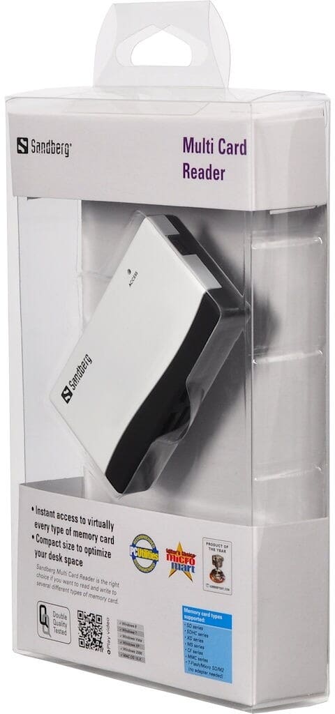 Kortlæser til hukommelseskort - Sandberg Multi Card Reader