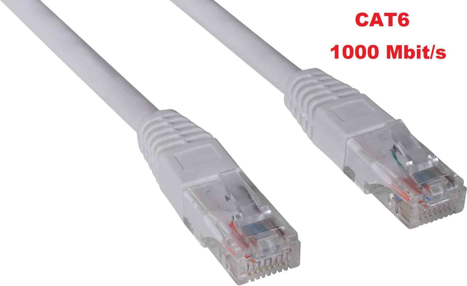 CAT6 UTP LAN patchcable 10 meter.