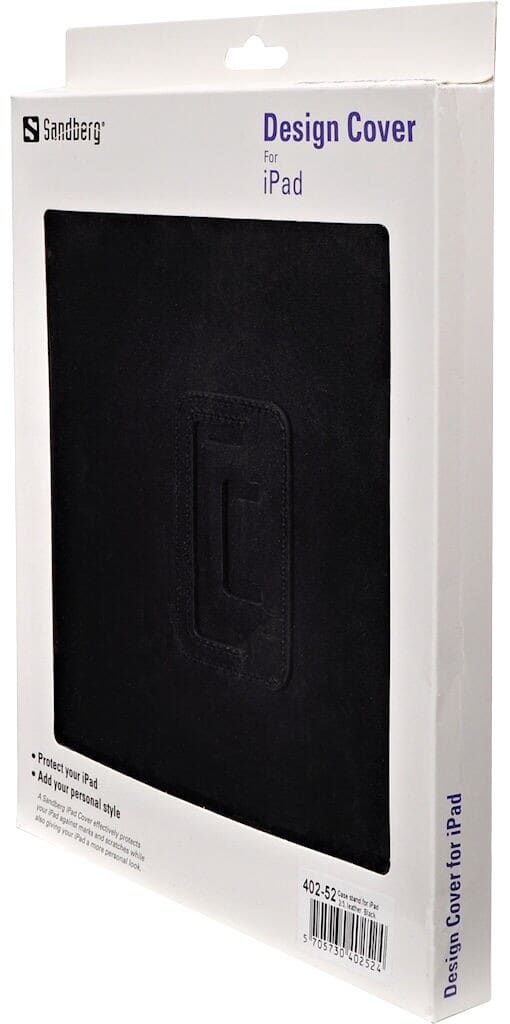 Cover stand iPad 2/3/4 Læder, (9.7"), SandbergSandbergCovers til iPad Sort Med et Sandberg iPad cover får du effektiv beskyttelse af din iPad mod ridser og skrammer og kan samtidig give din iPad et mere personligt præg. Solidt cover der passer til iPad's med skærmstørrelse op til 24,6 cm (9.7").