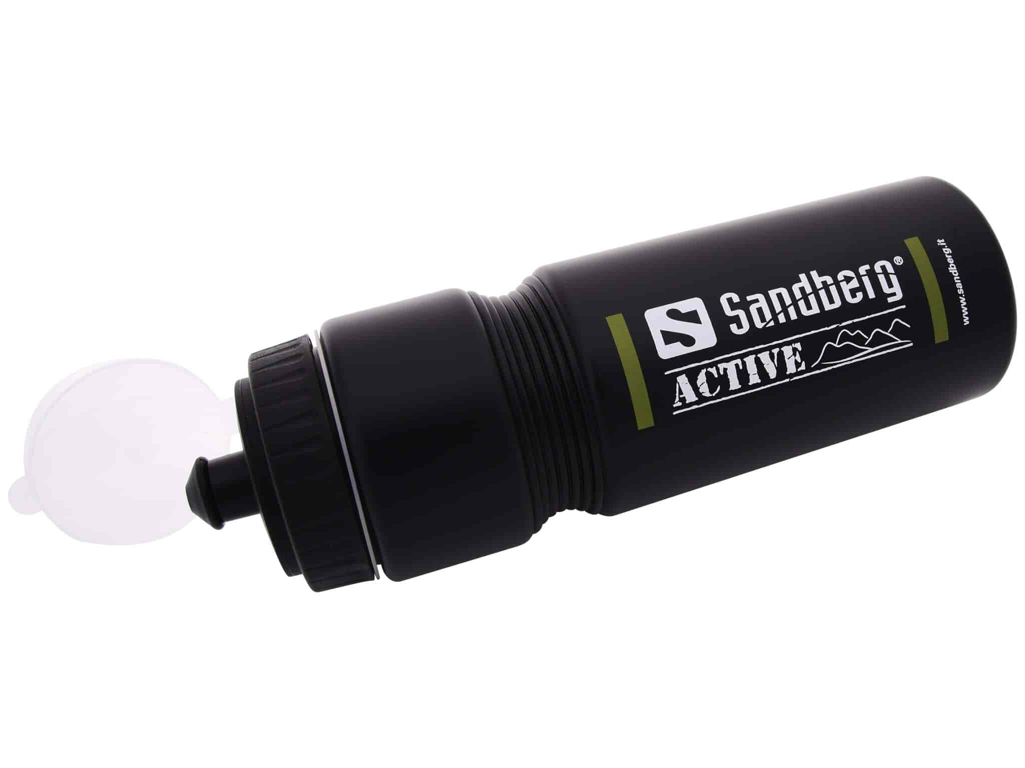 Sandberg Active Sports Drinking BottleSmart sports drinking bottle with 750 ml capacity. Withstands washing in dishwasher.Sandberg