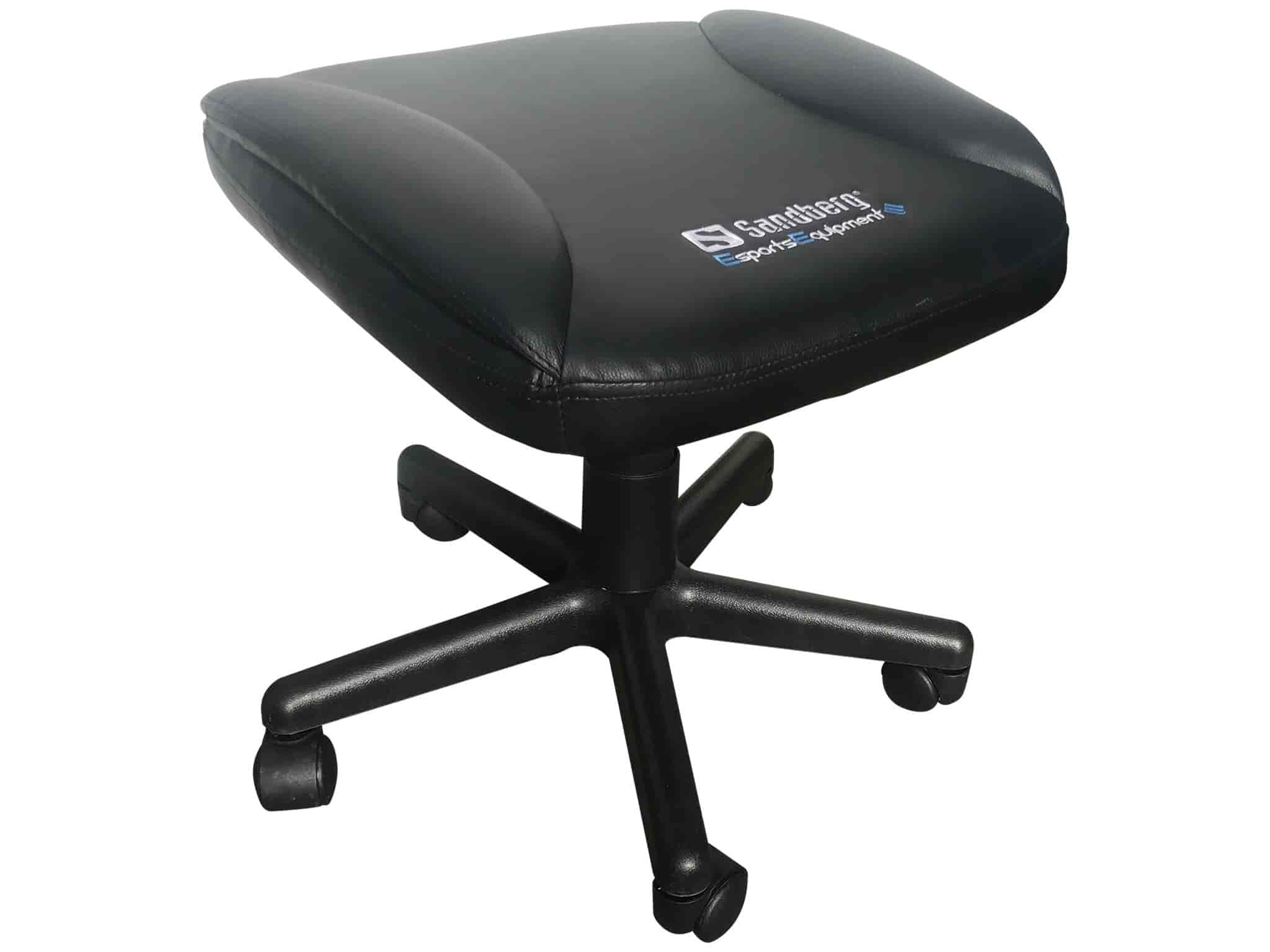 Sandberg Gaming Foot StoolThe Sandberg Gaming Foot Stool gives you extra comfort in your gaming setup! Easy to adjust the height to the position you find most relaxing. Wheeled undercarriage in common with a standard gaming chair, making it easy to move wherever you want. Just put your feet up on the stool and relax! Perfect if you want to use your gaming chair for relaxing in other contexts, such as in front of the TV or a console game.Sandberg