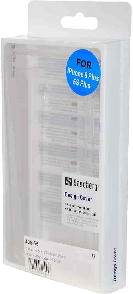 Cover til iPhone 6 Plus soft Clear, Sandberg