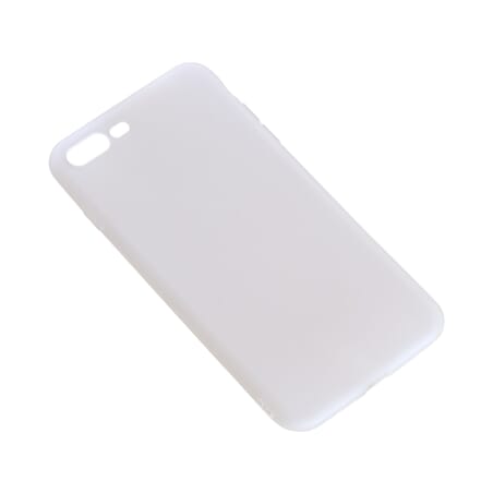 Soft cover iPhone 7 Plus, Hvid, Sandberg